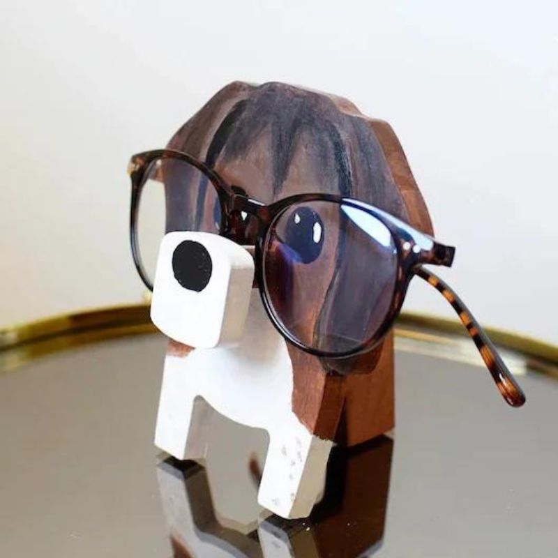 Handmade Glasses Stand F271 Beagle-Jolura