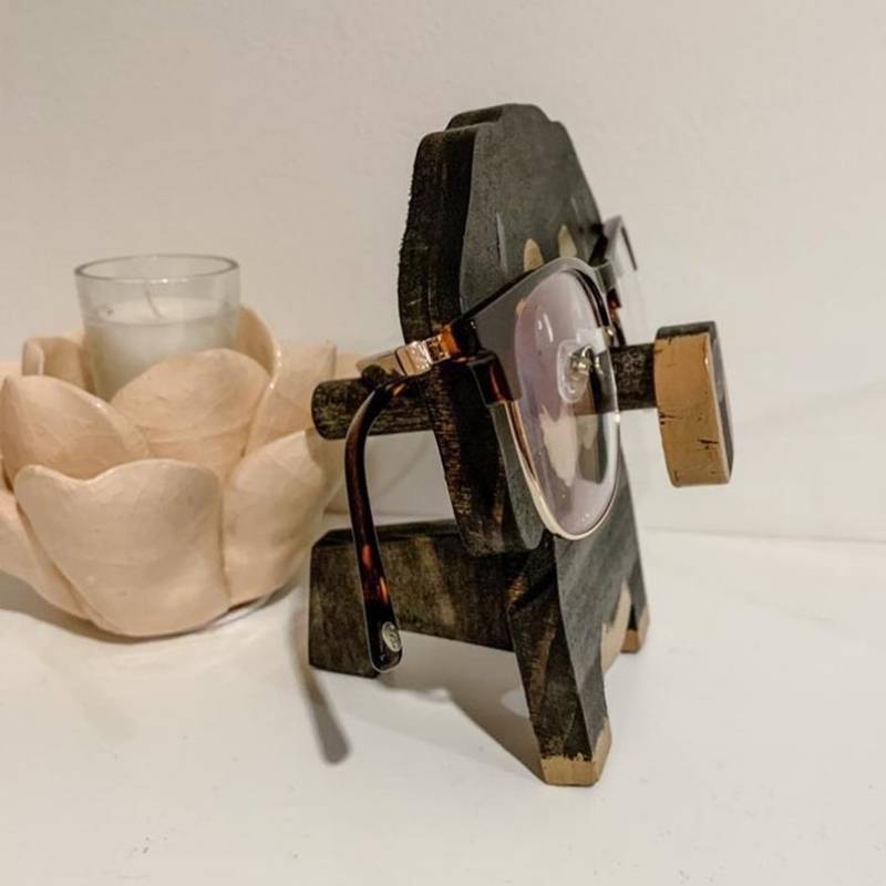 Handmade Glasses Stand F056 Dachshund-Jolura