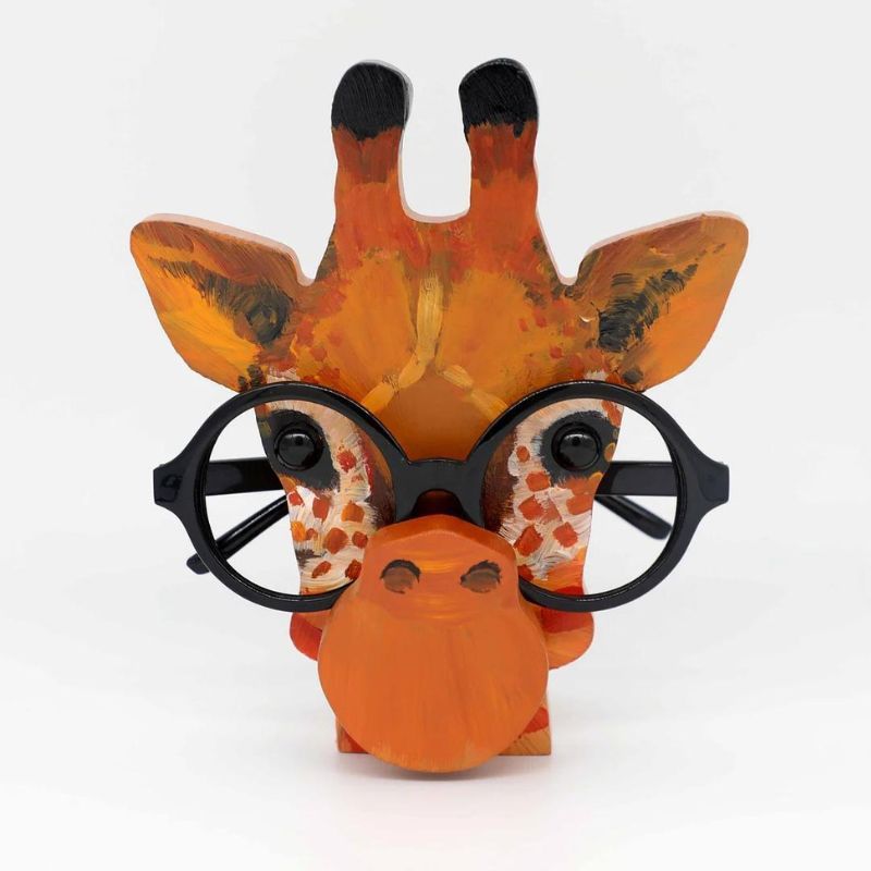 Handmade Glasses Stand F036 Lovely Giraffe-Jolura
