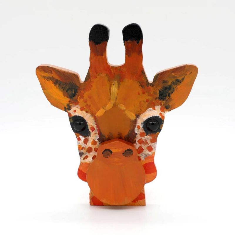 Handmade Glasses Stand F036 Lovely Giraffe-Jolura