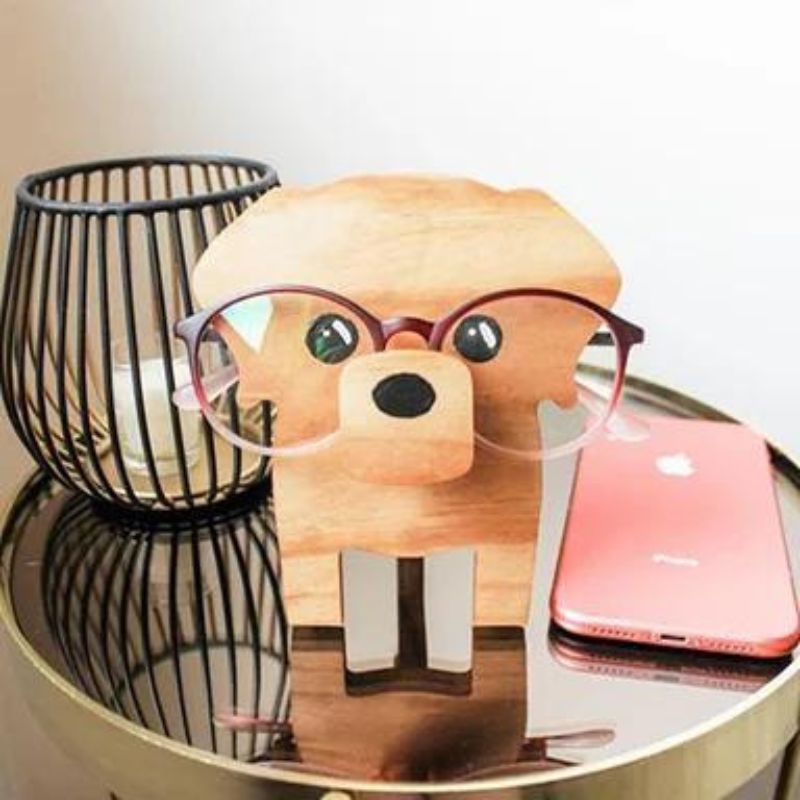 Handmade Glasses Stand F039 Labrador Retriever-Jolura