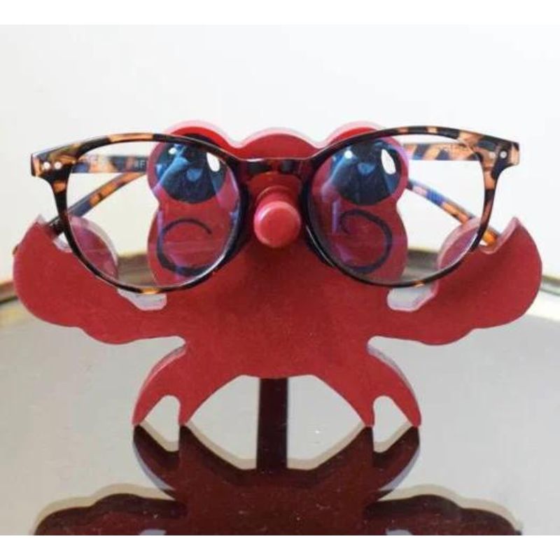 Handmade Glasses Stand F270 Lobster-Jolura