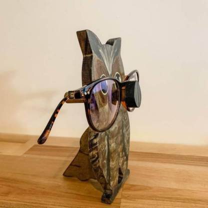 Handmade Glasses Stand F034 Owl-Jolura