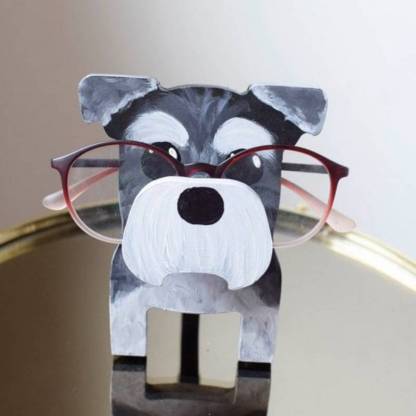 Handmade  Glasses Stand F046 Schnauzer-Jolura