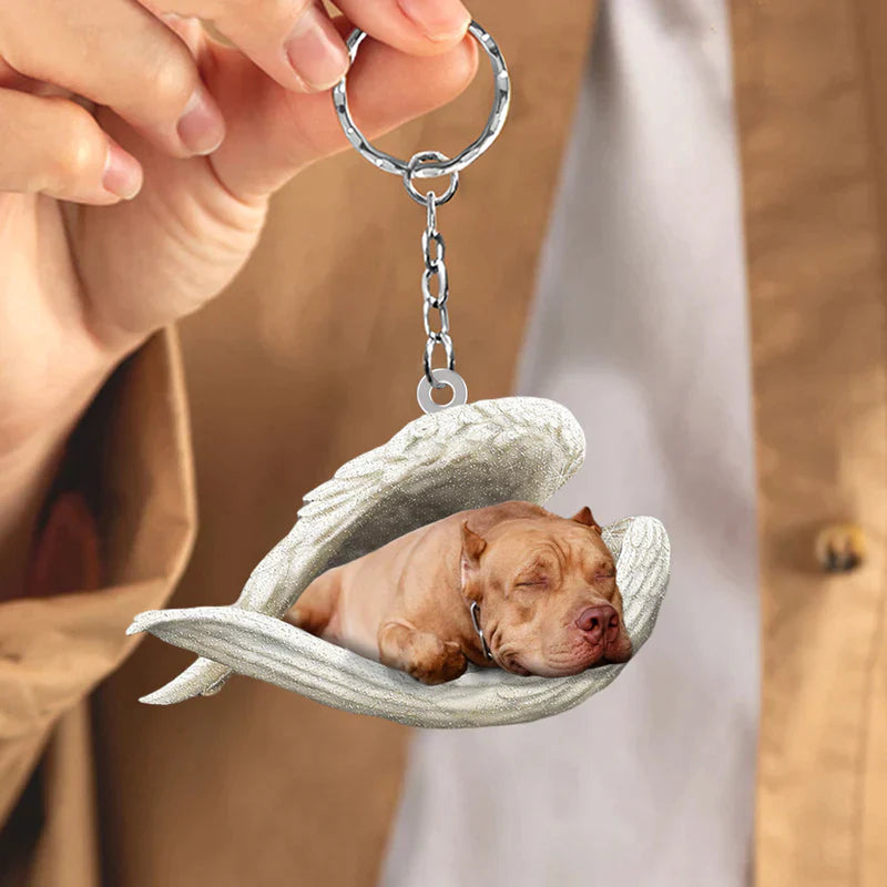 Sleeping Angel Acrylic Keychain Pit Bull SA061-Jolura