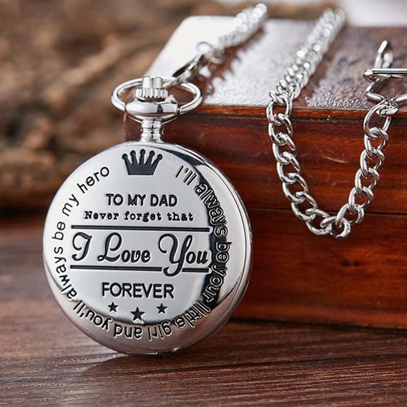 To My Dad - Vintage Pendant Pocket Watch-Jolura