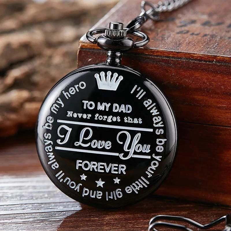 To My Dad - Vintage Pendant Pocket Watch-Jolura