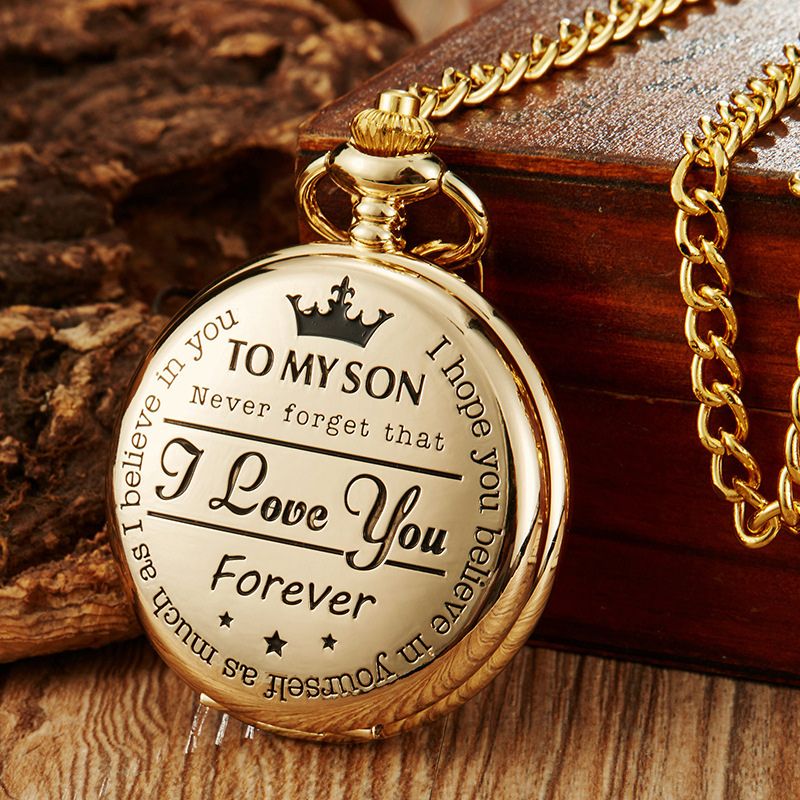 To My Son - Vintage Pendant Pocket Watch-Jolura