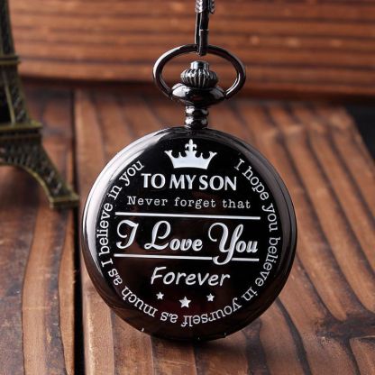 To My Son - Vintage Pendant Pocket Watch-Jolura