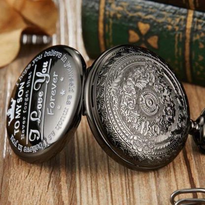 To My Son - Vintage Pendant Pocket Watch-Jolura