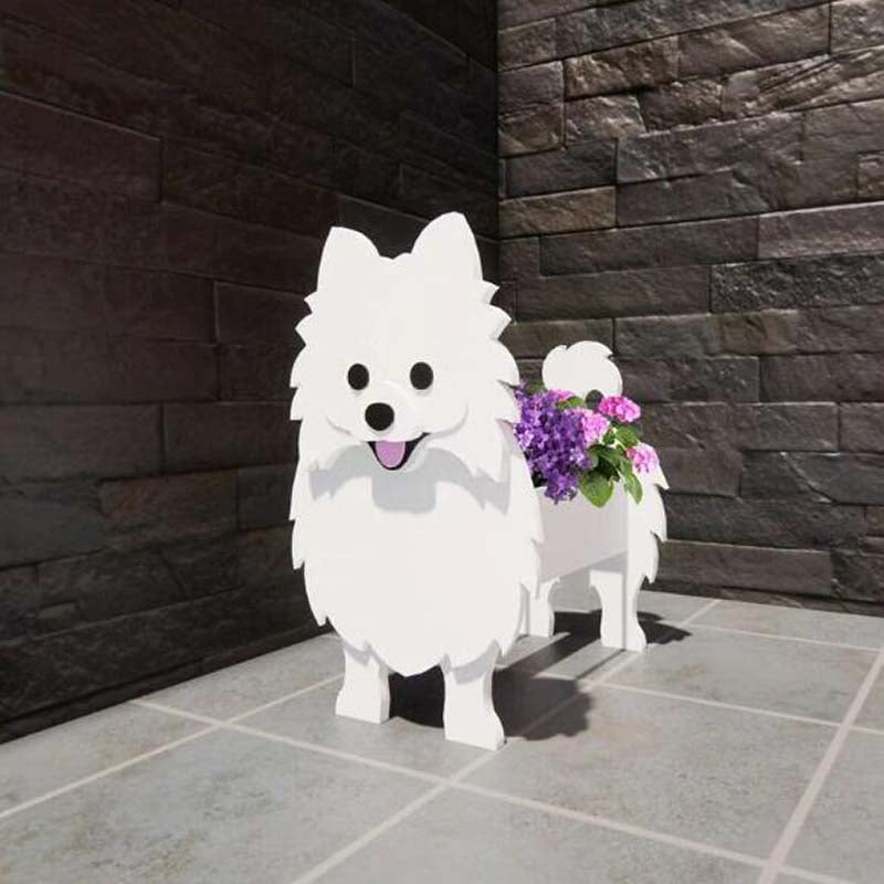 Pomeranian Planter AP007-Jolura
