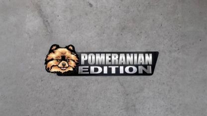 Pomeranian Car Badge Laser Cutting Car Emblem CE049-Jolura