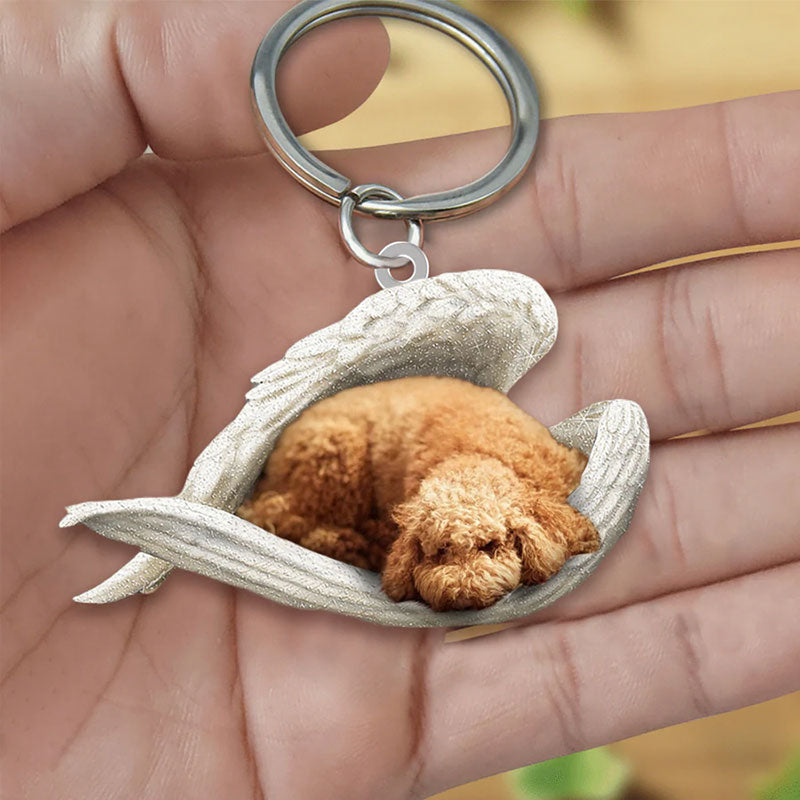 Sleeping Angel Acrylic Keychain Poodle SA010-Jolura