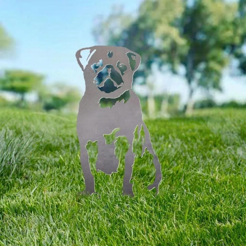 Pug Metal Silhouette-Jolura
