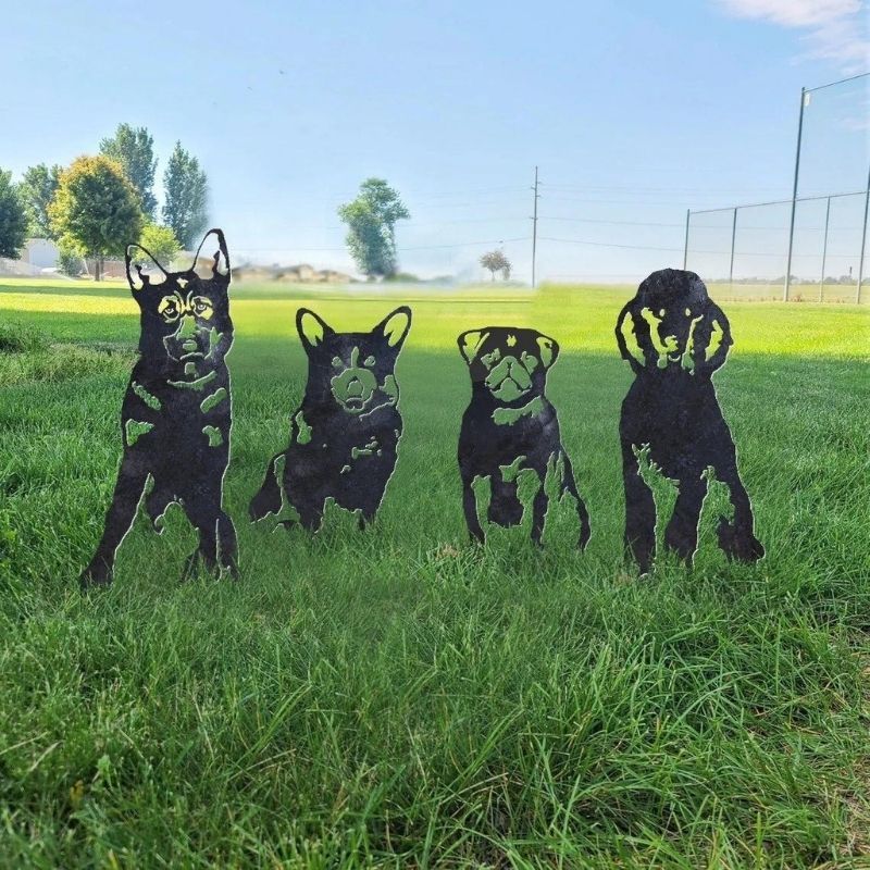 Pug Metal Silhouette-Jolura