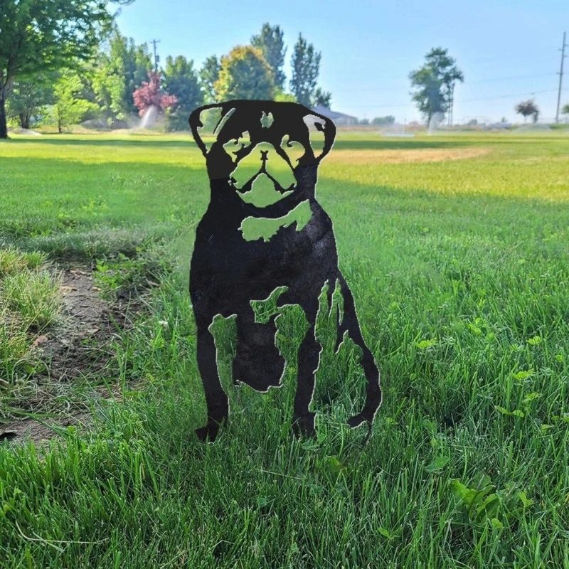 Pug Metal Silhouette-Jolura