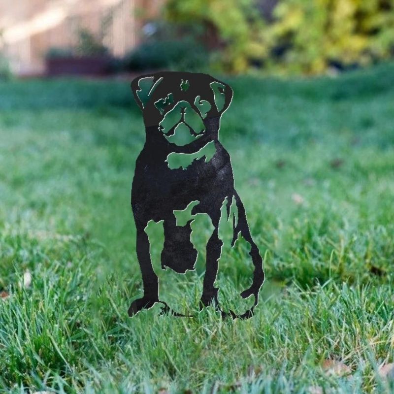Pug Metal Silhouette-Jolura