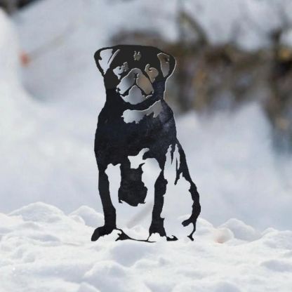 Pug Metal Silhouette-Jolura