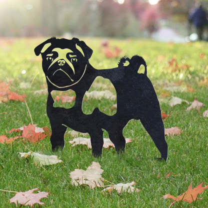 Pug Metal Silhouette-Jolura