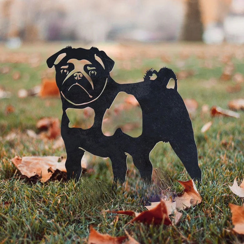 Pug Metal Silhouette-Jolura