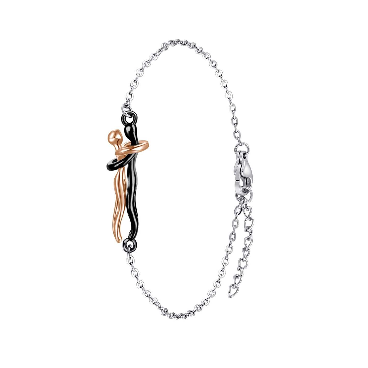 Eternal Embrace – Timeless Hug Couple Necklace and Bracelet