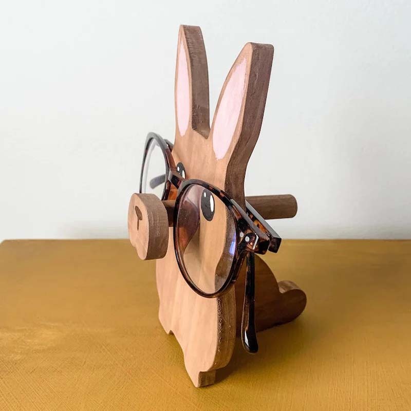 Handmade Glasses Stand F263 Lovely Rabbit-Jolura