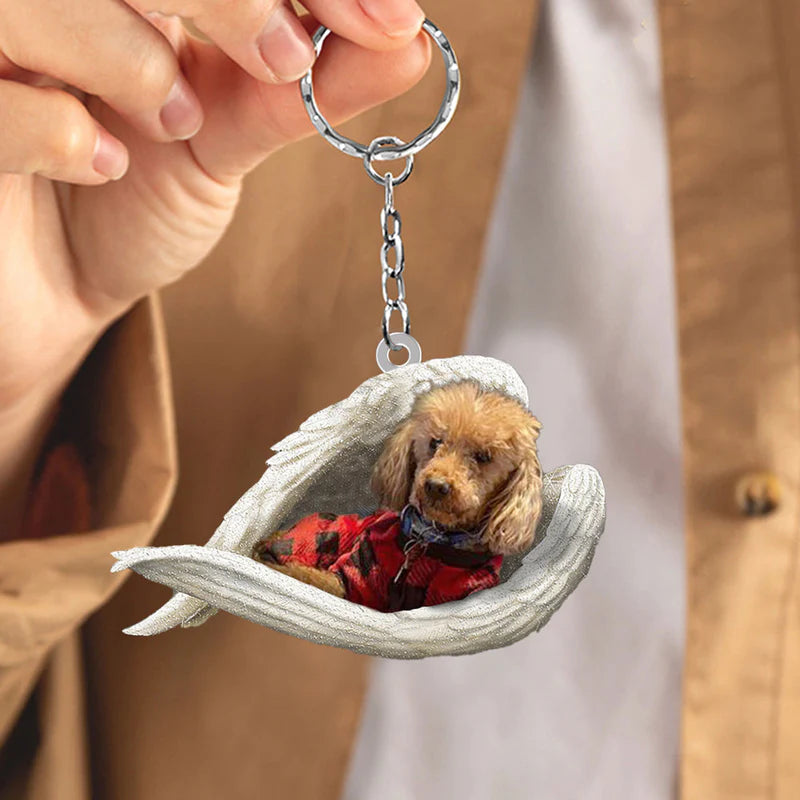 Sleeping Angel Acrylic Keychain Poodle SA105-Jolura