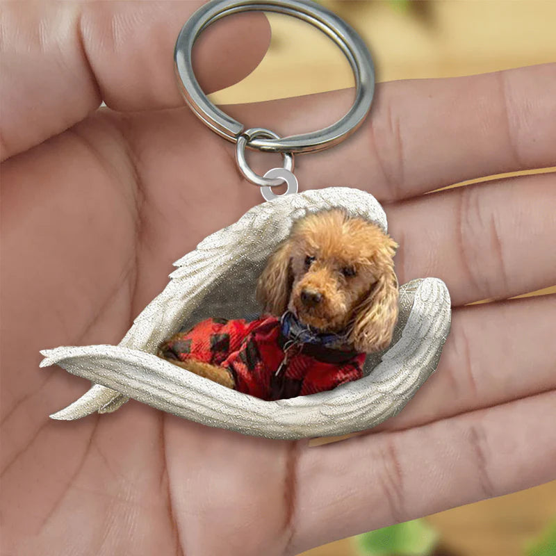 Sleeping Angel Acrylic Keychain Poodle SA105-Jolura