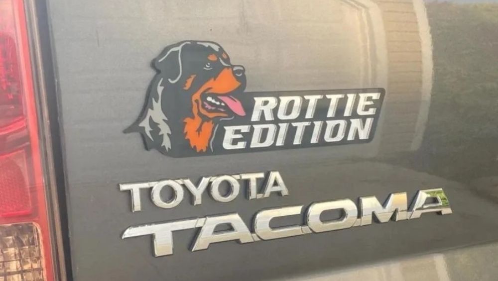 Rottie Car Badge Laser Cutting Car Emblem CE051-Jolura