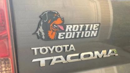 Rottie Car Badge Laser Cutting Car Emblem CE051-Jolura