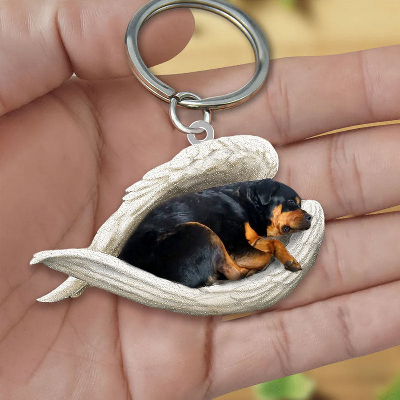 Sleeping Angel Acrylic Keychain Rottweiler SA009-Jolura