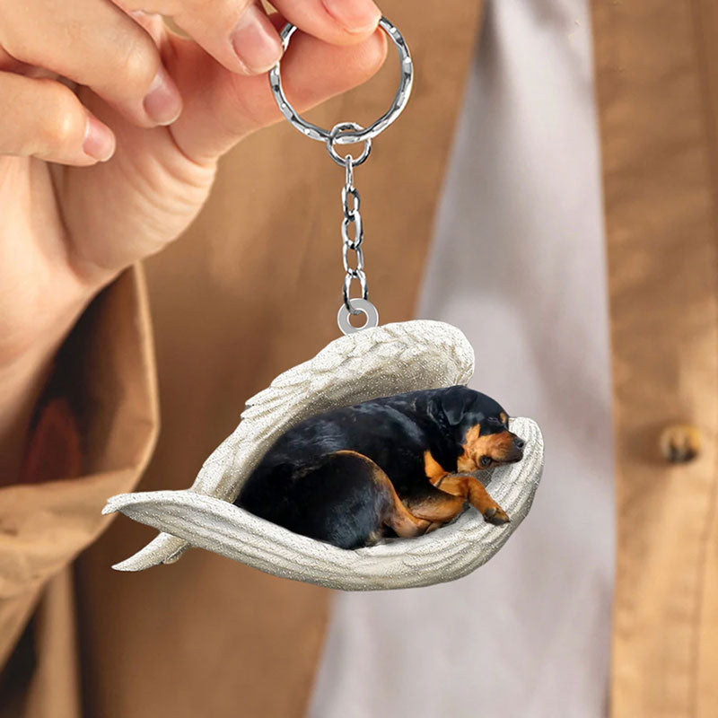 Sleeping Angel Acrylic Keychain Rottweiler SA009-Jolura