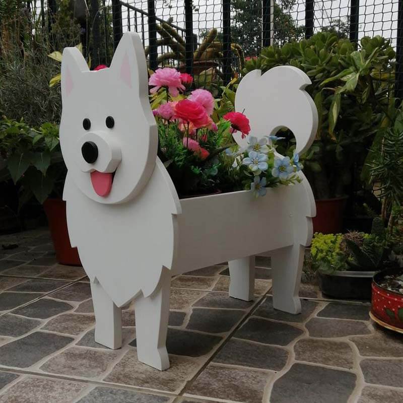 Samoyed Planter AP025-Jolura