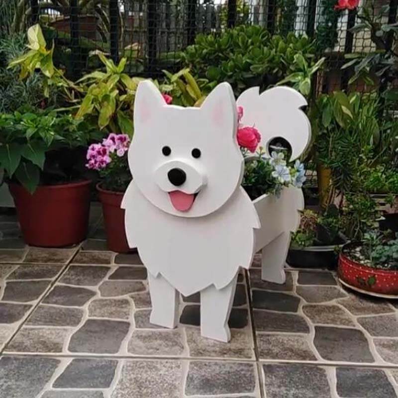 Samoyed Planter AP025-Jolura