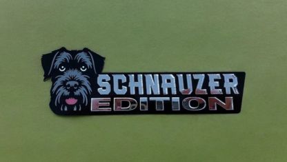 Schnauzer Car Badge Laser Cutting Car Emblem CE055-Jolura