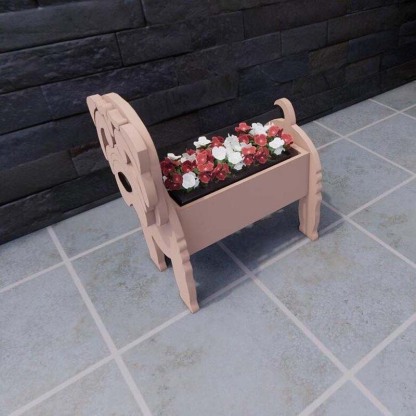 Shar Pei Planter AP056-Jolura