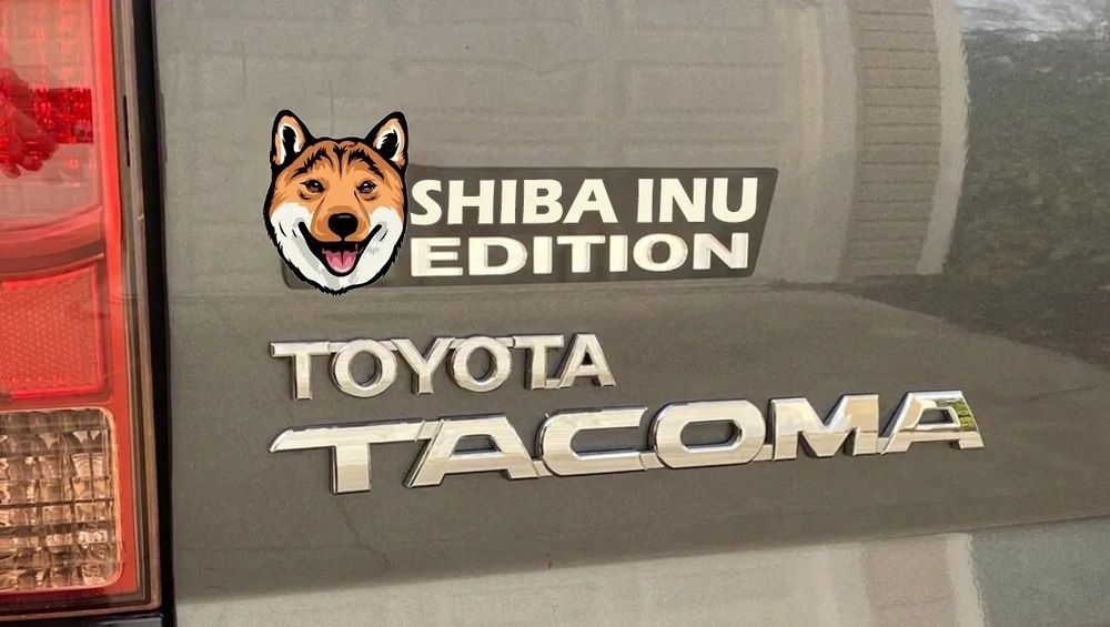 Shiba Inu Car Badge Laser Cutting Car Emblem CE058-Jolura