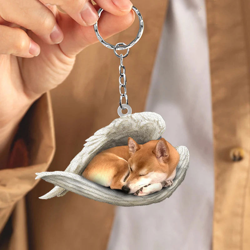 Sleeping Angel Acrylic Keychain Shiba Inu SA067-Jolura
