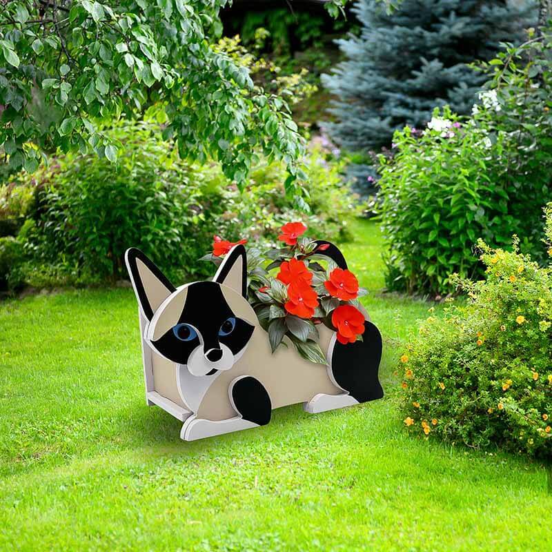 Siamese Cat Planter AP074-Jolura