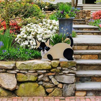 Siamese Cat Planter AP074-Jolura