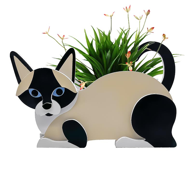 Siamese Cat Planter AP074-Jolura