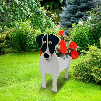 Smooth Fox Terrier Planter AP115-Jolura