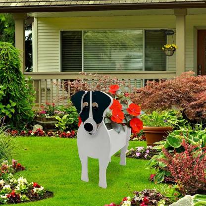 Smooth Fox Terrier Planter AP115-Jolura