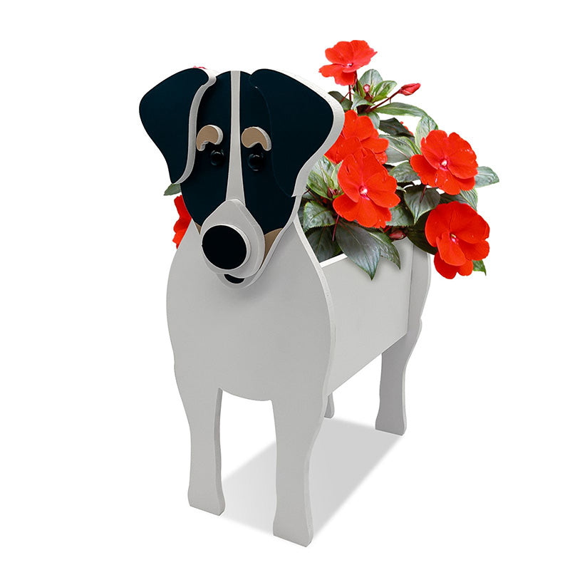 Smooth Fox Terrier Planter AP115-Jolura