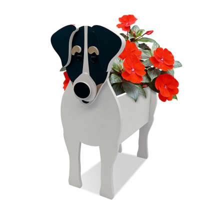 Smooth Fox Terrier Planter AP115-Jolura
