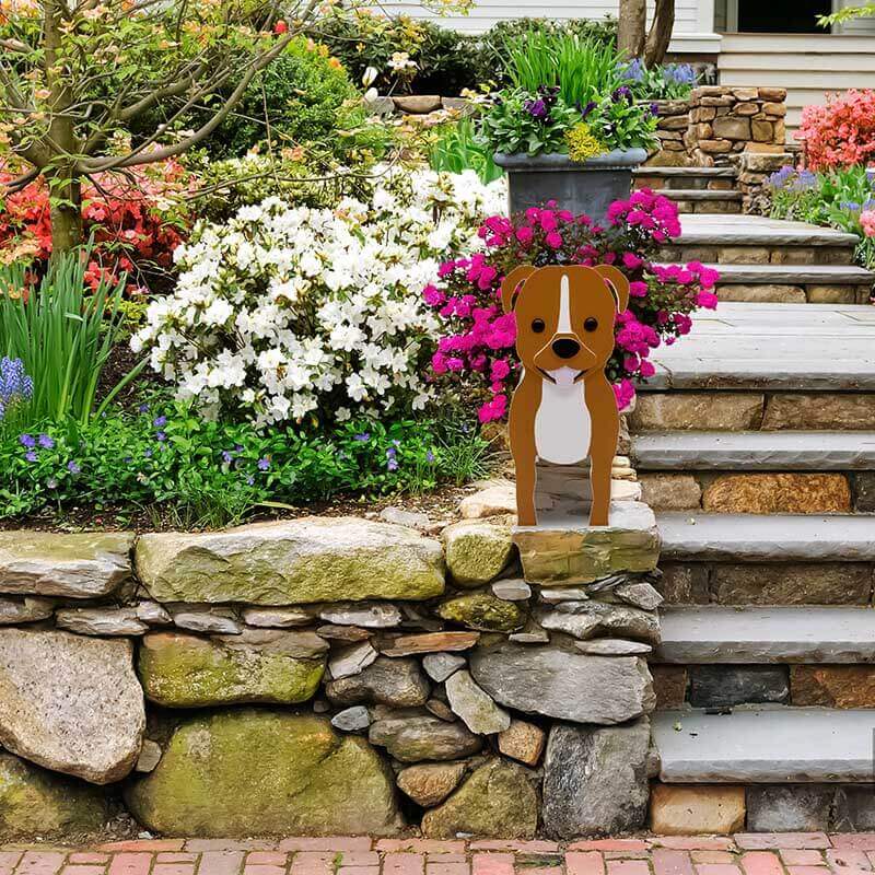 Staffordshire Bull Terrier Planter AP041-Jolura