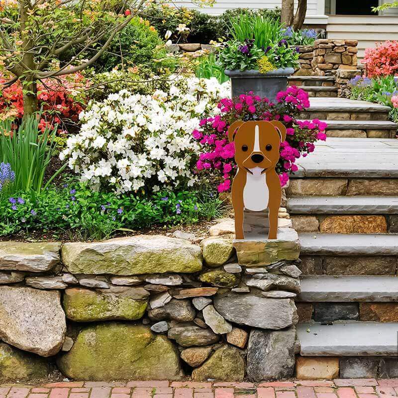 Staffordshire Bull Terrier Planter AP041-Jolura