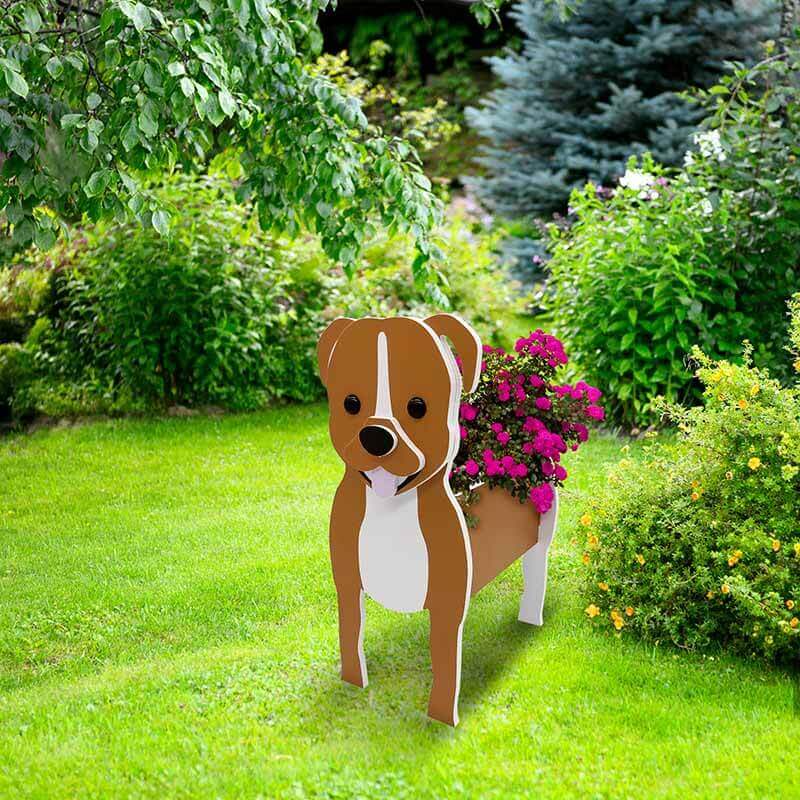 Staffordshire Bull Terrier Planter AP041-Jolura