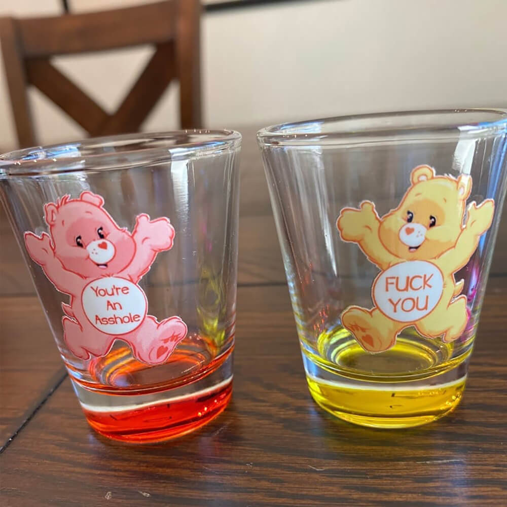 Swear Bears Shot Glasses - 6 Pieces-Jolura