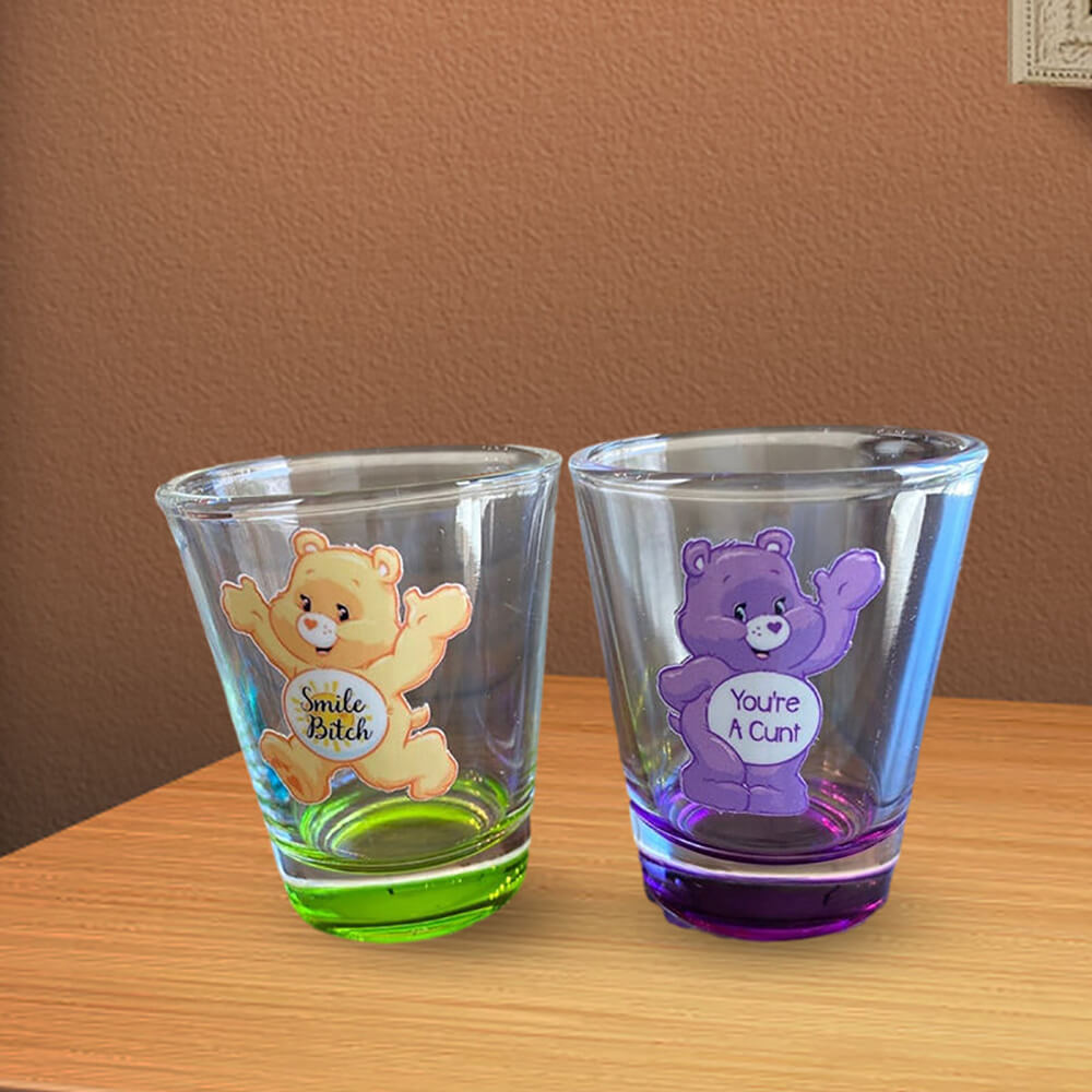 Swear Bears Shot Glasses - 6 Pieces-Jolura